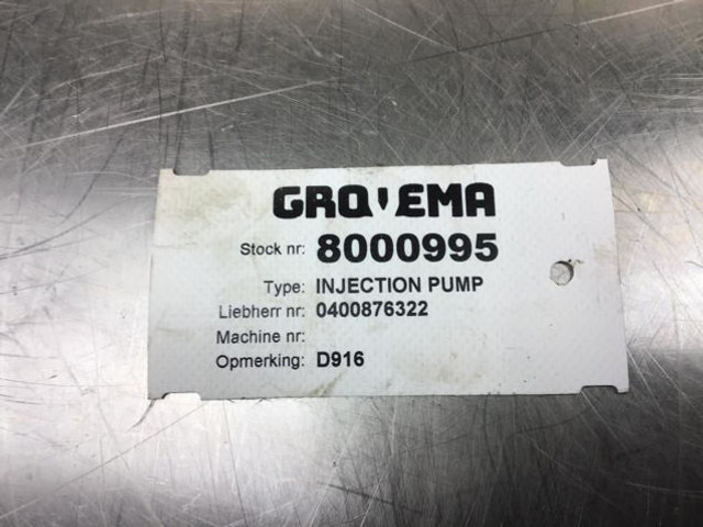 Bosch Fuel Injection Pump D916 - Bomba de combustible: foto 3 Bosch Fuel Injection Pump D916 - Bomba de combustible: foto 3