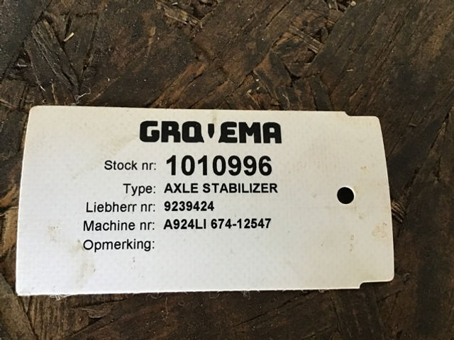 Eje y piezas Liebherr A316: foto 8