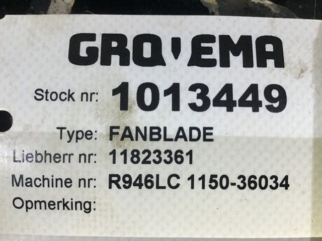 Liebherr Fan Blade - Ventilador: foto 4 Liebherr Fan Blade - Ventilador: foto 4