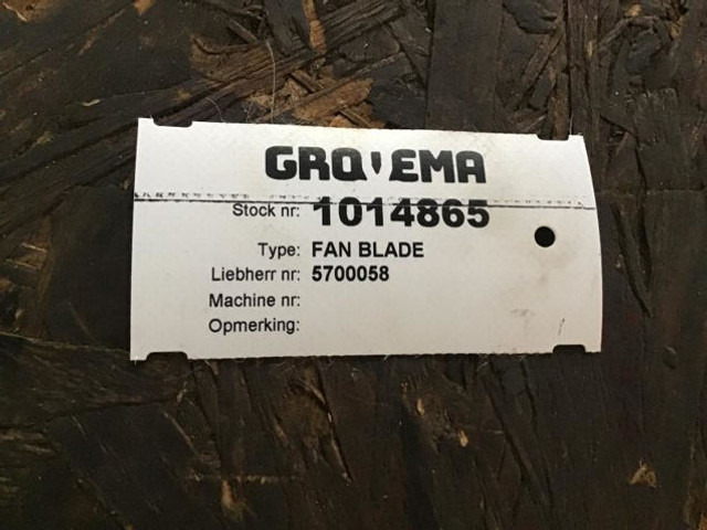 Liebherr Fan Blade - Ventilador: foto 3 Liebherr Fan Blade - Ventilador: foto 3