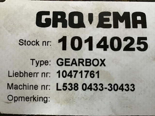 Liebherr Travel Gearbox - Caja de cambios: foto 3 Liebherr Travel Gearbox - Caja de cambios: foto 3