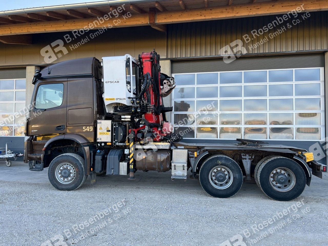 Mercedes-Benz Arocs 3351 6x6 Palfinger Epsilon S260Z96 - Camión forestal, Camión grúa: foto 5 Mercedes-Benz Arocs 3351 6x6 Palfinger Epsilon S260Z96 - Camión forestal, Camión grúa: foto 5
