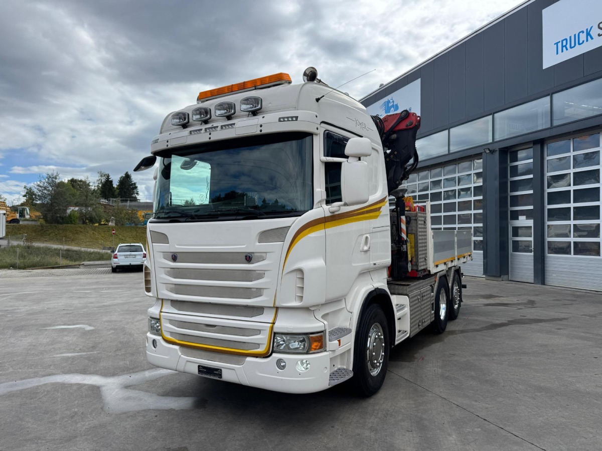 SCANIA R480 6x2 SZM/Pritsche Fassi 455 4+4 - Camión grúa: foto 2 SCANIA R480 6x2 SZM/Pritsche Fassi 455 4+4 - Camión grúa: foto 2