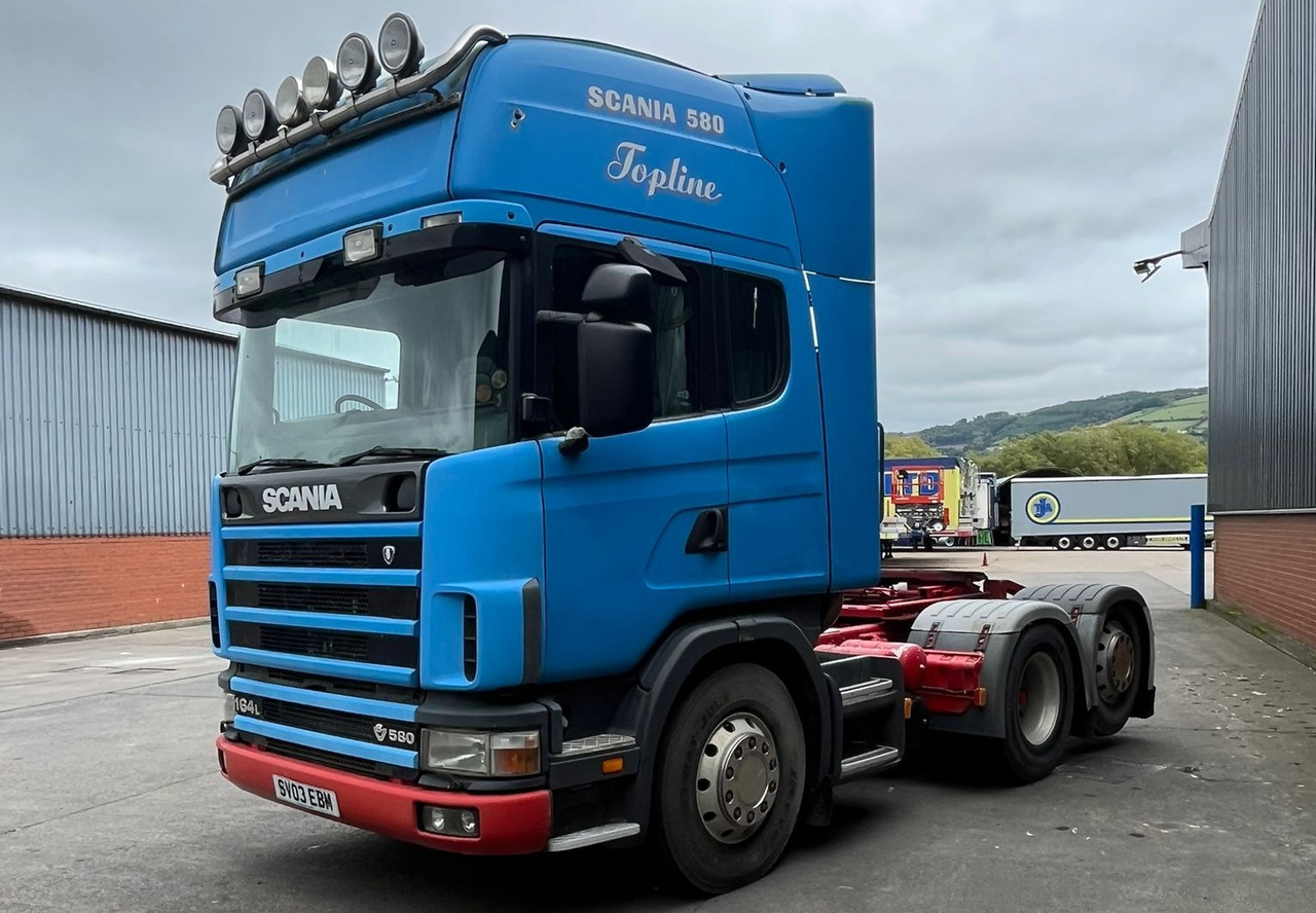 SCANIA R164.580 TOPLINE - Cabeza tractora: foto 1 SCANIA R164.580 TOPLINE - Cabeza tractora: foto 1