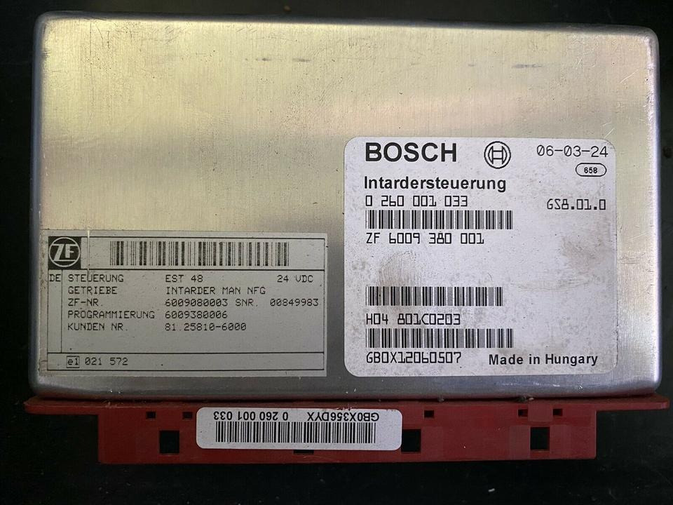 BOSCH Intardersteuerung 0260001033 ZF 6009380001 MAN 81258106000 - Unidad de control para Camión: foto 1 BOSCH Intardersteuerung 0260001033 ZF 6009380001 MAN 81258106000 - Unidad de control para Camión: foto 1