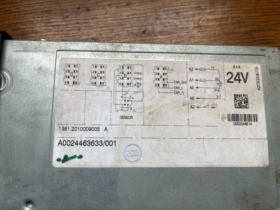 Mercedes Actros MP4 Tachograph A0024463633 - Tacógrafo para Camión: foto 2 Mercedes Actros MP4 Tachograph A0024463633 - Tacógrafo para Camión: foto 2