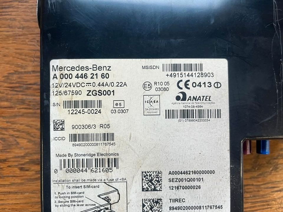 Mercedes-Benz Actros MP4 Tachograph FLEETBOARD A0004462160 - Tacógrafo para Camión: foto 2 Mercedes-Benz Actros MP4 Tachograph FLEETBOARD A0004462160 - Tacógrafo para Camión: foto 2