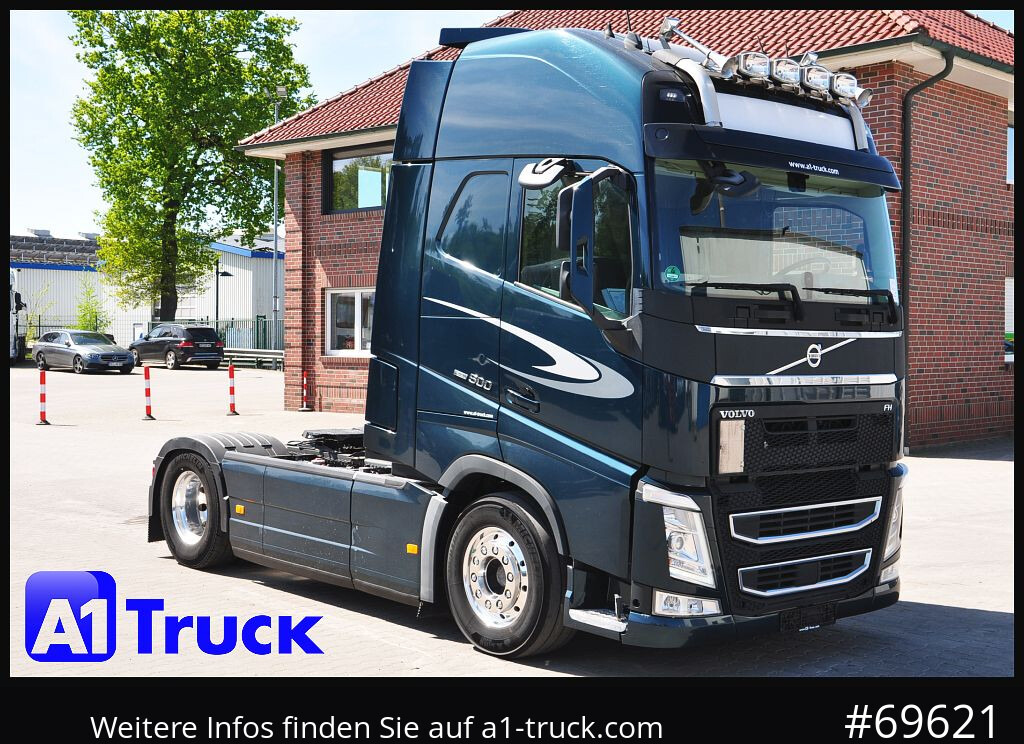 VOLVO FH 500 XL, 2 K-Hydraulik, VOLL Exclusive - Cabeza tractora: foto 1 VOLVO FH 500 XL, 2 K-Hydraulik, VOLL Exclusive - Cabeza tractora: foto 1