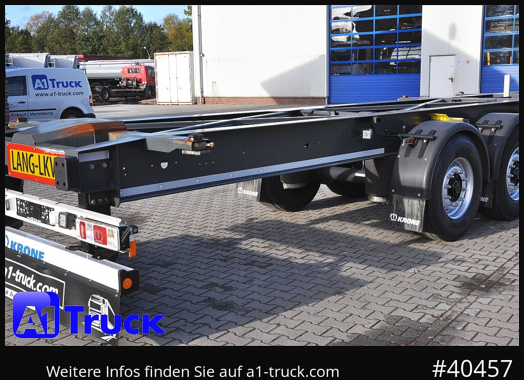 KRONE Container Chassi lang, 2 x 7,45 Wechselbrücken, wenig genutzt.. - Semirremolque portacontenedore/ Intercambiable: foto 5 KRONE Container Chassi lang, 2 x 7,45 Wechselbrücken, wenig genutzt.. - Semirremolque portacontenedore/ Intercambiable: foto 5