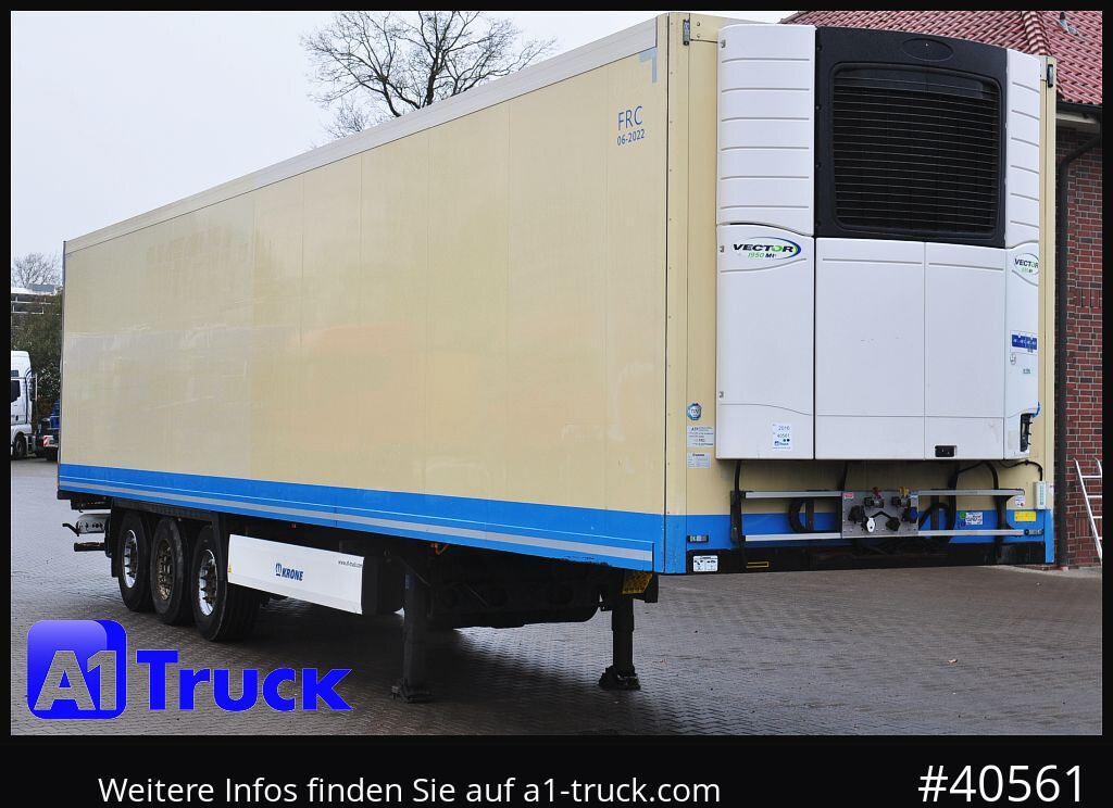 KRONE SDR 27 Carrier 1950 Mt. Doppelstock Lift,TÜV 07/2026 - Semirremolque frigorífico: foto 1 KRONE SDR 27 Carrier 1950 Mt. Doppelstock Lift,TÜV 07/2026 - Semirremolque frigorífico: foto 1