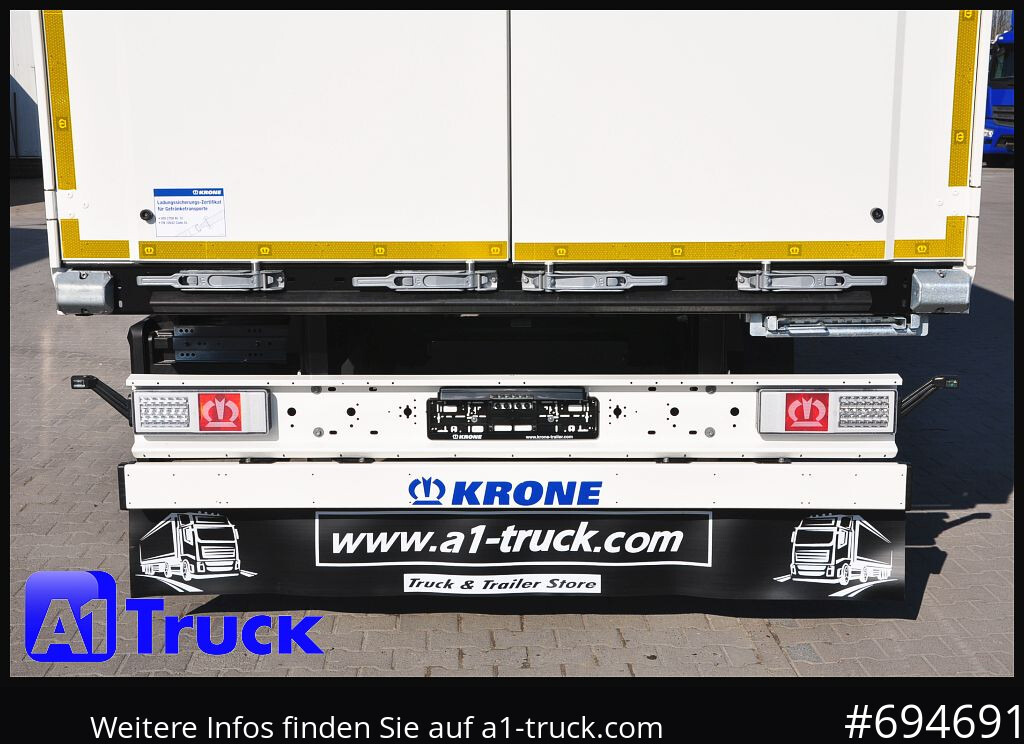 KRONE SZ 2 achs Koffer, Code XL, VDI 2700, SOFORT - Semirremolque caja cerrada: foto 2 KRONE SZ 2 achs Koffer, Code XL, VDI 2700, SOFORT - Semirremolque caja cerrada: foto 2