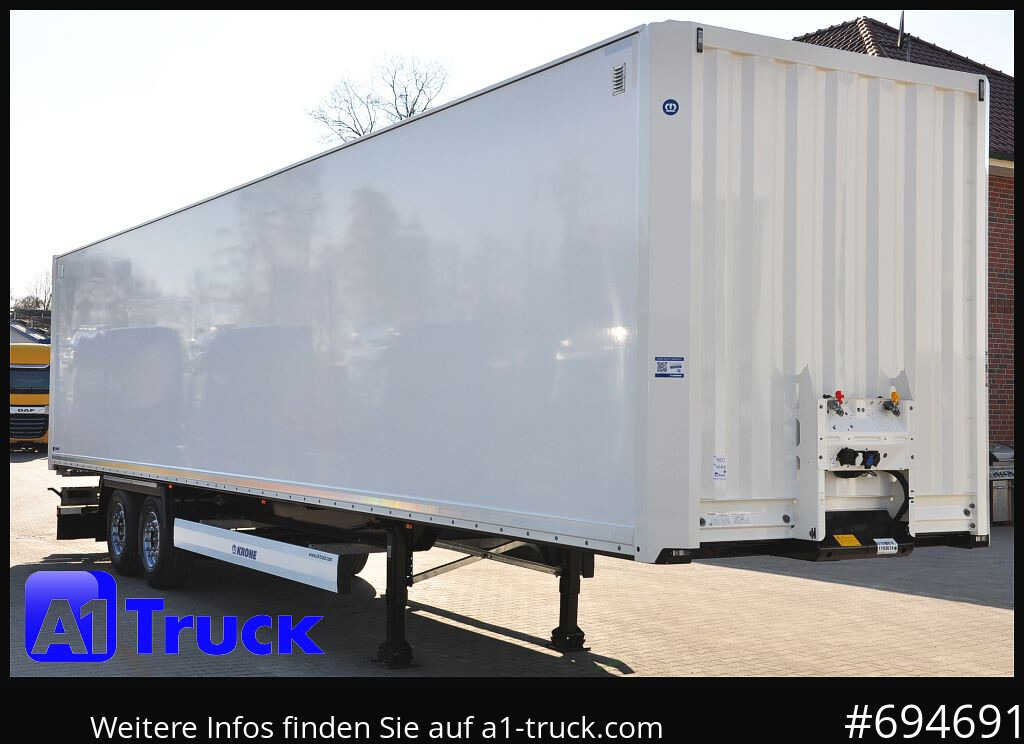 KRONE SZ 2 achs Koffer, Code XL, VDI 2700, SOFORT - Semirremolque caja cerrada: foto 1 KRONE SZ 2 achs Koffer, Code XL, VDI 2700, SOFORT - Semirremolque caja cerrada: foto 1