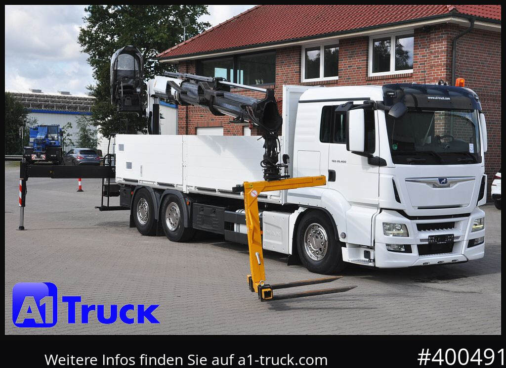 MAN TGS 26.400, Palfinger,PK 20005, Lift-Lenk - Camión caja abierta, Camión grúa: foto 1 MAN TGS 26.400, Palfinger,PK 20005, Lift-Lenk - Camión caja abierta, Camión grúa: foto 1
