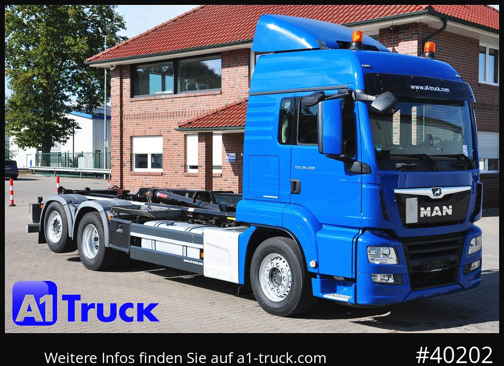 MAN TGS 26.460 BL, Hiab Multilift, Lenkachse, 213.936km - Camión multibasculante: foto 1 MAN TGS 26.460 BL, Hiab Multilift, Lenkachse, 213.936km - Camión multibasculante: foto 1