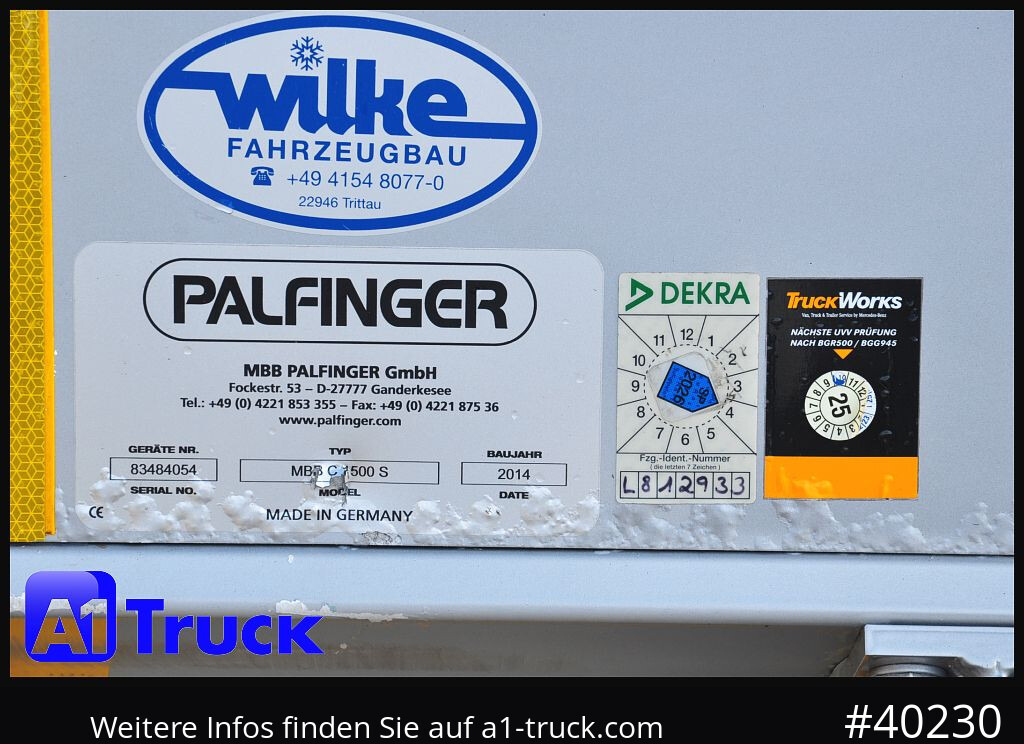 Camión frigorífico MERCEDES-BENZ Atego 1222, Kühlkoffer, Carrier Supra 1150 Mt, LBW: foto 14 Camión frigorífico MERCEDES-BENZ Atego 1222, Kühlkoffer, Carrier Supra 1150 Mt, LBW: foto 14