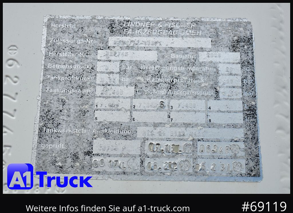 Oben-Untenbef. 22.400 Ltr. 3 KA - Remolque cisterna: foto 3 Oben-Untenbef. 22.400 Ltr. 3 KA - Remolque cisterna: foto 3