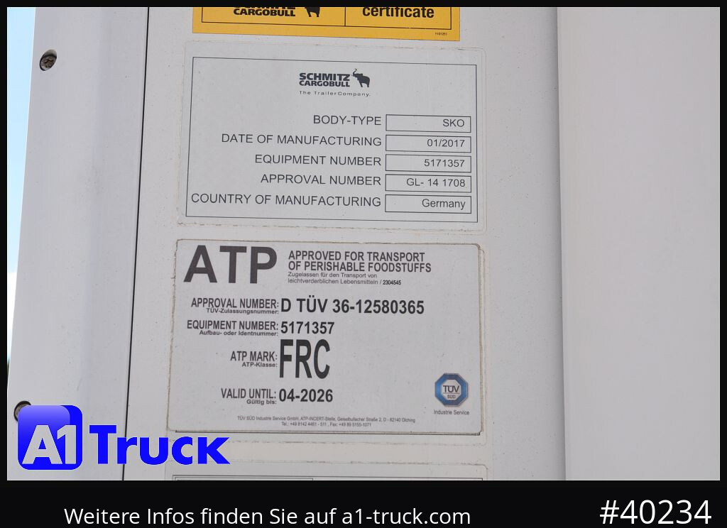 SCHMITZ SKO 24 FP 45 Carrier Vector, Doppelstock, - Semirremolque frigorífico: foto 2 SCHMITZ SKO 24 FP 45 Carrier Vector, Doppelstock, - Semirremolque frigorífico: foto 2
