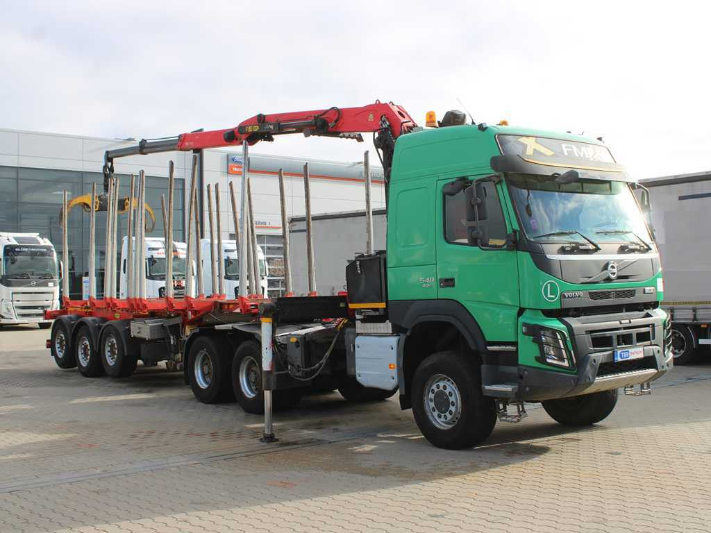 Volvo FM 540, EURO 6, 6X6, VEB+, PALFINGER Q170Z96 ARM + UMIKOV, PRICE FOR THE WHOLE SET!! - Cabeza tractora, Semirremolque maderero: foto 4 Volvo FM 540, EURO 6, 6X6, VEB+, PALFINGER Q170Z96 ARM + UMIKOV, PRICE FOR THE WHOLE SET!! - Cabeza tractora, Semirremolque maderero: foto 4