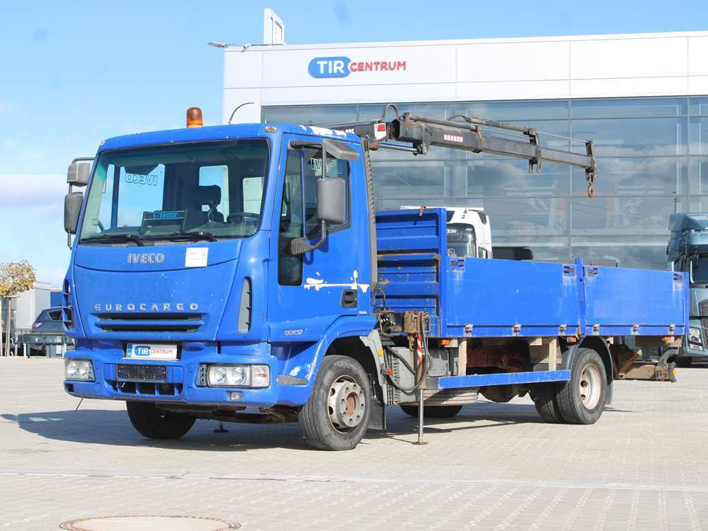 Iveco EUROCARGO 100E17, EURO 3, HYDRAULIC ARM HIAB 035-2 - Camión caja abierta, Camión grúa: foto 1 Iveco EUROCARGO 100E17, EURO 3, HYDRAULIC ARM HIAB 035-2 - Camión caja abierta, Camión grúa: foto 1