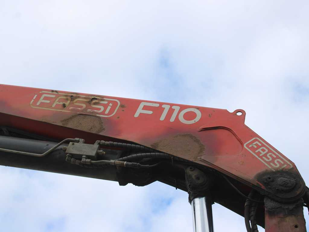 Camión caja abierta, Camión grúa Iveco STRALIS 400, 6X2, EURO 3, HYDRAULIC ARM FASSI F110: foto 12