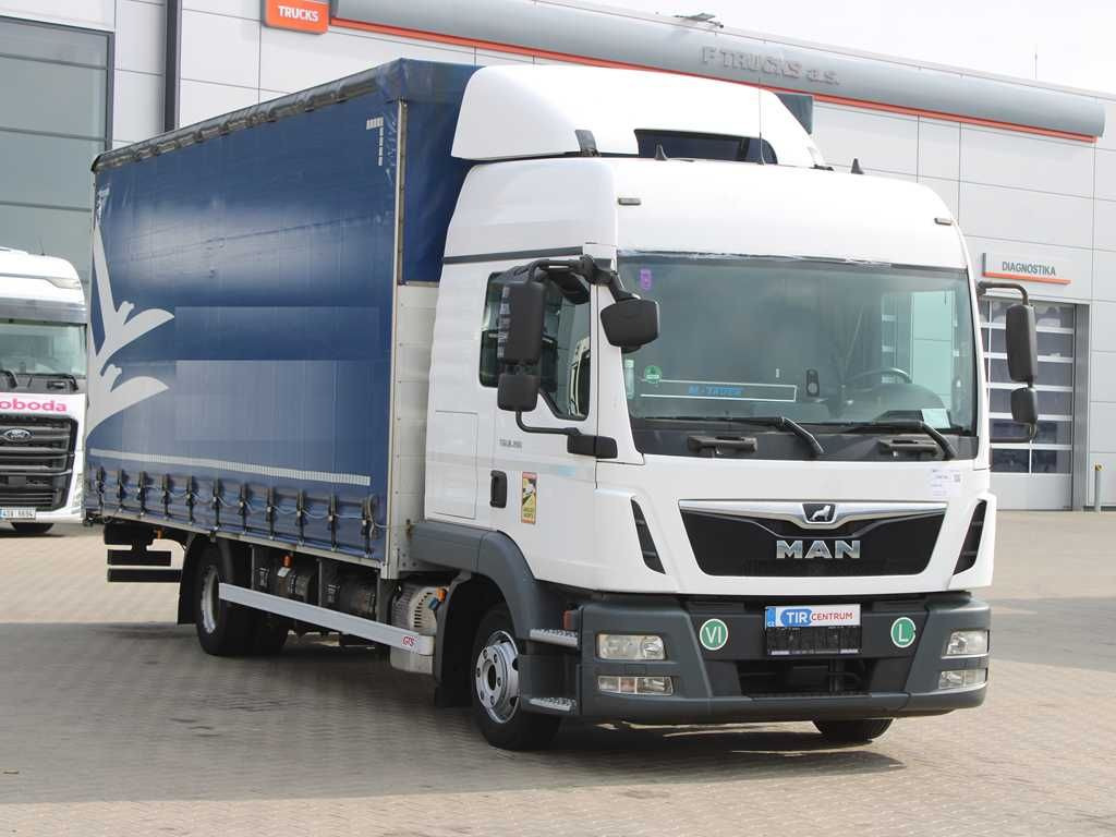 MAN TGL 8.190, EURO 6, PNEU 80% - Camión lona: foto 2 MAN TGL 8.190, EURO 6, PNEU 80% - Camión lona: foto 2