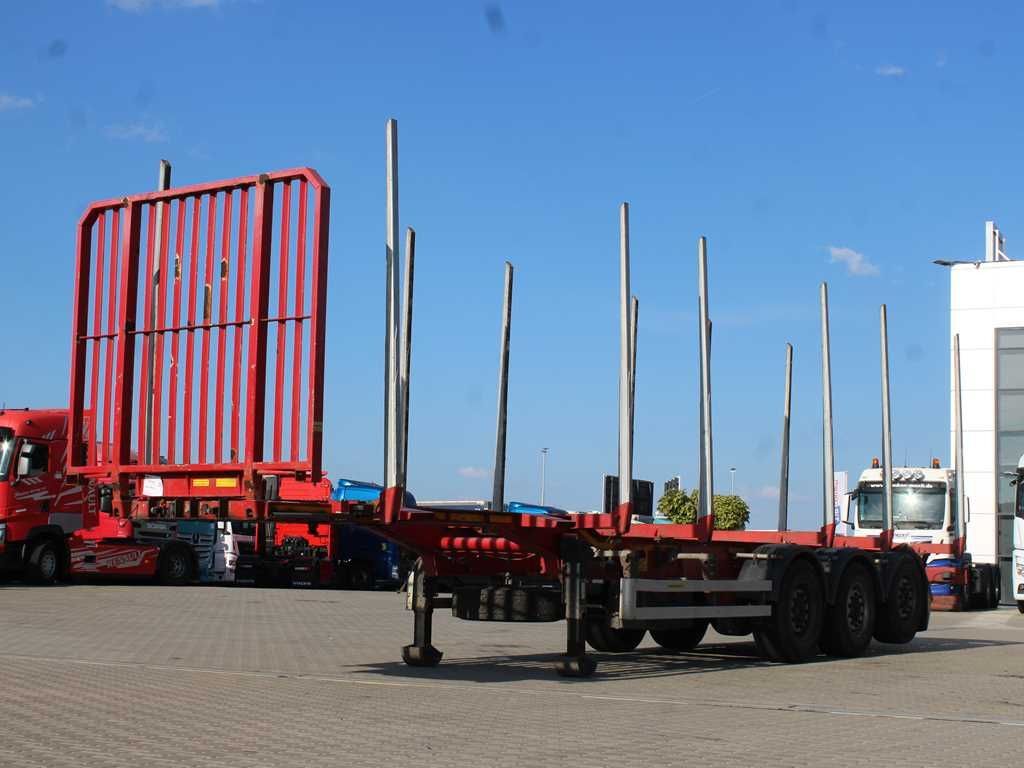 NPK 39, AXLES SAF, 2X LIFTING AXLE - Semirremolque maderero: foto 1 NPK 39, AXLES SAF, 2X LIFTING AXLE - Semirremolque maderero: foto 1