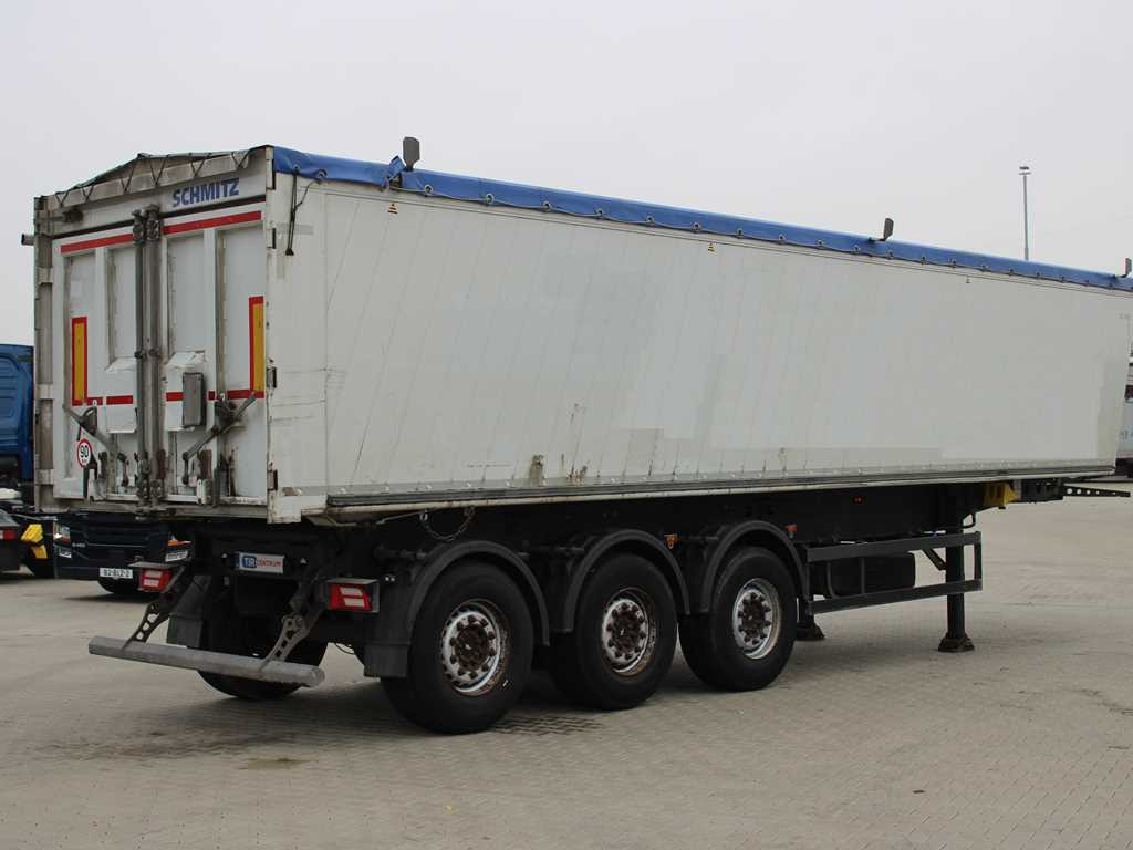 Schmitz SKI 24 SL 10.5, AXLES 9t, LIFTING AXLE, ALUMINUM BODY - Semirremolque volquete: foto 3 Schmitz SKI 24 SL 10.5, AXLES 9t, LIFTING AXLE, ALUMINUM BODY - Semirremolque volquete: foto 3