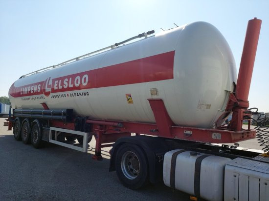 Feldbinder KIP 63.3 Siloauflieger, SAF-Achsen, Alu-Felgen, - Semirremolque silo: foto 2 Feldbinder KIP 63.3 Siloauflieger, SAF-Achsen, Alu-Felgen, - Semirremolque silo: foto 2