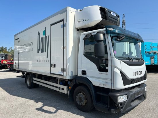 Iveco Eurocargo IG 120E250, Carrier Supra 1250 Mt Kühler, LBW Palfinger, Euro 6 - Camión frigorífico: foto 2 Iveco Eurocargo IG 120E250, Carrier Supra 1250 Mt Kühler, LBW Palfinger, Euro 6 - Camión frigorífico: foto 2