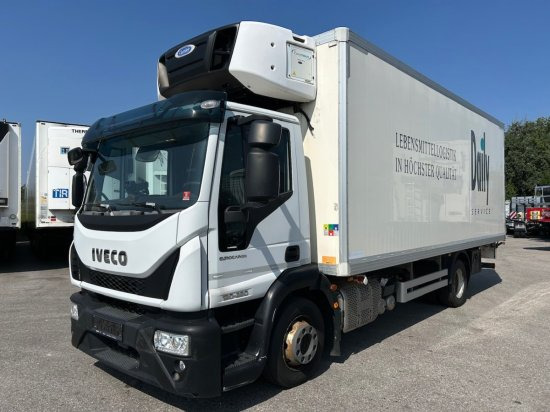 Iveco Eurocargo IG 120E250, Carrier Supra 1250 Mt Kühler, LBW Palfinger, Euro 6 - Camión frigorífico: foto 1 Iveco Eurocargo IG 120E250, Carrier Supra 1250 Mt Kühler, LBW Palfinger, Euro 6 - Camión frigorífico: foto 1