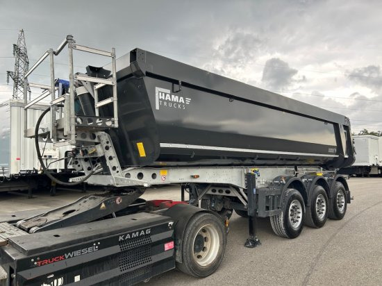 Schmitz Kippmulde 24m³, Stahl-light Chassis, Liftachse, Rollplane - Semirremolque volquete: foto 2 Schmitz Kippmulde 24m³, Stahl-light Chassis, Liftachse, Rollplane - Semirremolque volquete: foto 2