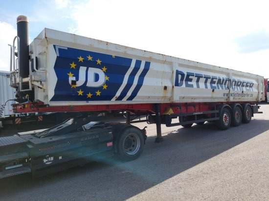 Schwarzmüller K10VLN3 Stahlmulde, Portaltüren, Alufelgen, Liftachse,  60m3 - Semirremolque volquete: foto 1 Schwarzmüller K10VLN3 Stahlmulde, Portaltüren, Alufelgen, Liftachse,  60m3 - Semirremolque volquete: foto 1