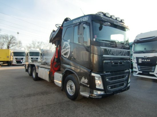 Volvo FH 500 6x2, Schrottkran, Waage, E6, Liftachse - Camión multibasculante, Camión grúa: foto 3 Volvo FH 500 6x2, Schrottkran, Waage, E6, Liftachse - Camión multibasculante, Camión grúa: foto 3