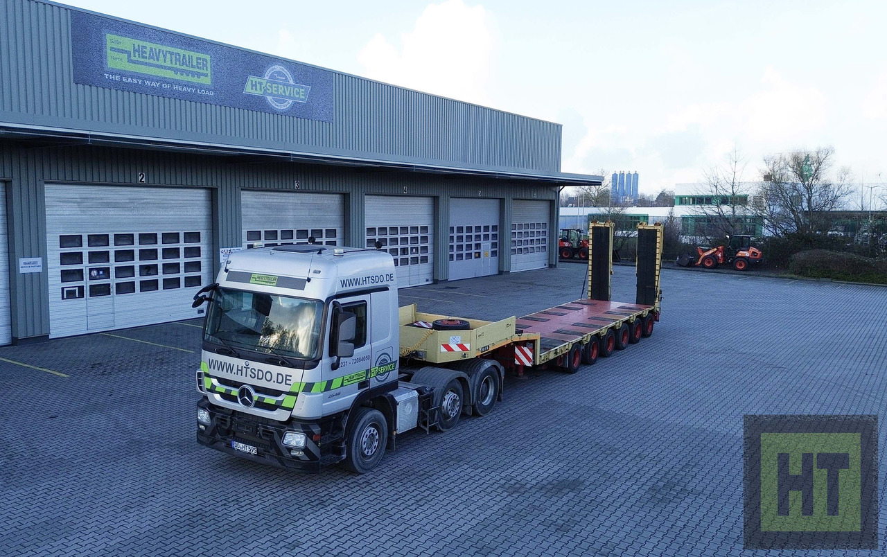 Goldhofer 6-Achs-Tele-Semi mit hydr. Rampen-zwangsgelenkt - Semirremolque góndola rebajadas: foto 5 Goldhofer 6-Achs-Tele-Semi mit hydr. Rampen-zwangsgelenkt - Semirremolque góndola rebajadas: foto 5