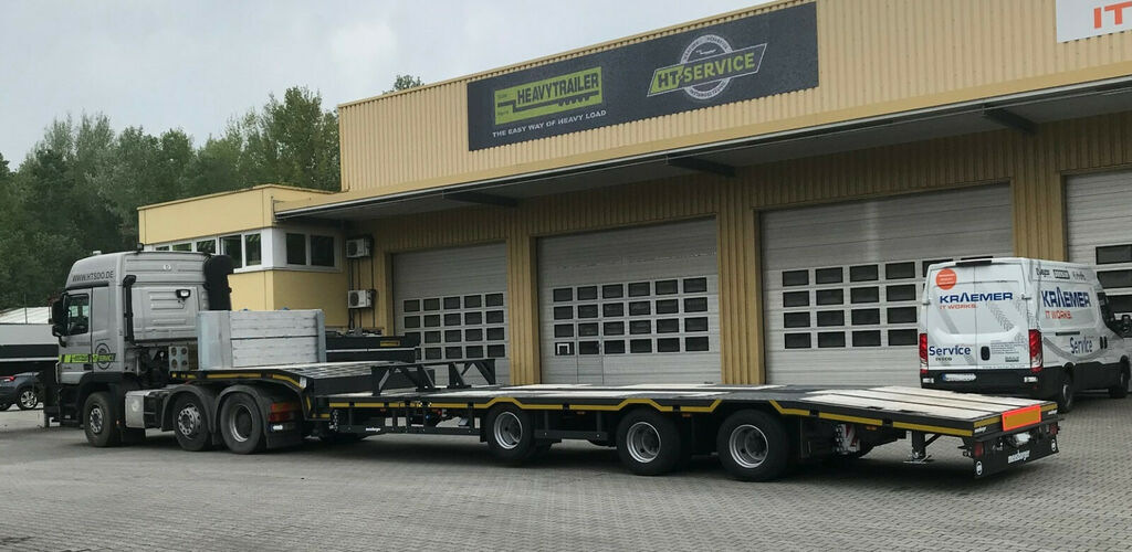 Meusburger 3-Achs-Semi-Satteltieflader Roadrunner Industrie - Semirremolque góndola rebajadas: foto 1 Meusburger 3-Achs-Semi-Satteltieflader Roadrunner Industrie - Semirremolque góndola rebajadas: foto 1