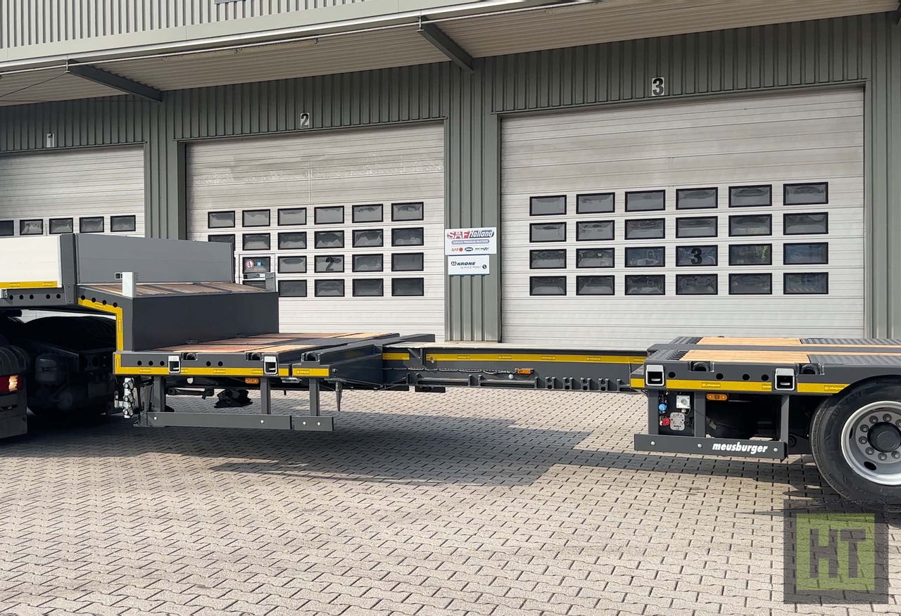 Meusburger 3-Achs-Tele-Semi mit 1 Paar Radmulden und hydr. Rampen - Semirremolque góndola rebajadas: foto 4 Meusburger 3-Achs-Tele-Semi mit 1 Paar Radmulden und hydr. Rampen - Semirremolque góndola rebajadas: foto 4