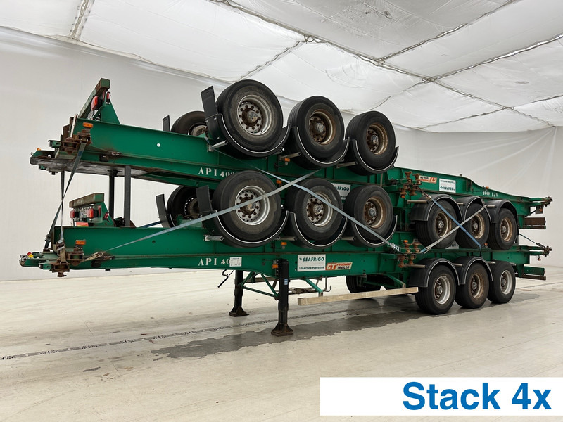 Fruehauf 4 x Skelet 2 x 20-40 ft - Semirremolque portacontenedore/ Intercambiable: foto 1 Fruehauf 4 x Skelet 2 x 20-40 ft - Semirremolque portacontenedore/ Intercambiable: foto 1