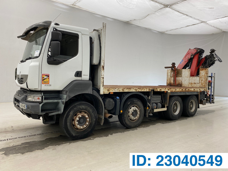 Renault Kerax 430 DXi - 8x4 - Camión caja abierta, Camión grúa: foto 1 Renault Kerax 430 DXi - 8x4 - Camión caja abierta, Camión grúa: foto 1