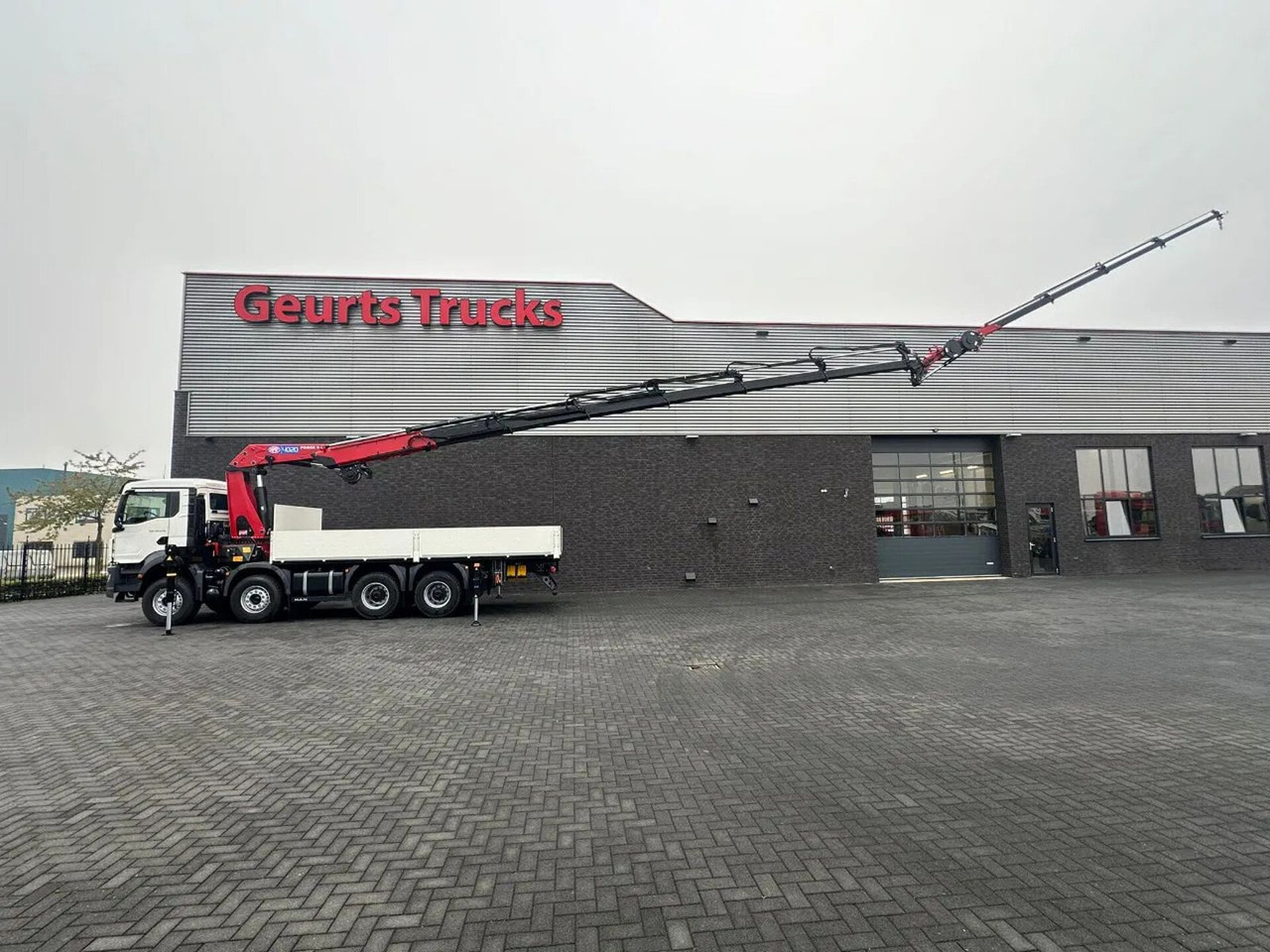 MAN TGS 35.470 8X4 HMF 4020-K6 + FJ 600 K4 KRAAN/KRA - Camión grúa: foto 4 MAN TGS 35.470 8X4 HMF 4020-K6 + FJ 600 K4 KRAAN/KRA - Camión grúa: foto 4