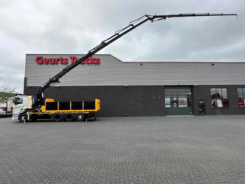 Scania R530 V8 NGS 8X4 TRIDEM MET HYVA 2Z KIPPER + HMF 5020-K6 + JIB FJ1000-K5 KRAAN/KRAN/CRANE/GRUA - Camión volquete, Camión grúa: foto 2 Scania R530 V8 NGS 8X4 TRIDEM MET HYVA 2Z KIPPER + HMF 5020-K6 + JIB FJ1000-K5 KRAAN/KRAN/CRANE/GRUA - Camión volquete, Camión grúa: foto 2