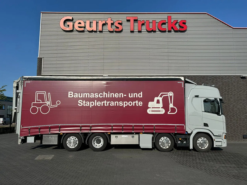 Scania R540 B8X2*6LB OPRIJWAGEN MET 15 TONS LAADKLEP EN GESLOTEN HUIF MET SCHUIFZEILEN EN SCHUIFKAP - Camión portavehículos: foto 4 Scania R540 B8X2*6LB OPRIJWAGEN MET 15 TONS LAADKLEP EN GESLOTEN HUIF MET SCHUIFZEILEN EN SCHUIFKAP - Camión portavehículos: foto 4