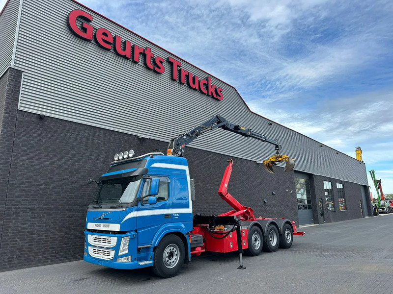 Volvo FM 500 8X2 HIAB MULTILIFT HAAKARMSYSTEM / ABROLLKIPPER / HOOKLIFT MET HIAB LOGLIFT 165Z LAADKRAAN - Camión multibasculante, Camión grúa: foto 2 Volvo FM 500 8X2 HIAB MULTILIFT HAAKARMSYSTEM / ABROLLKIPPER / HOOKLIFT MET HIAB LOGLIFT 165Z LAADKRAAN - Camión multibasculante, Camión grúa: foto 2
