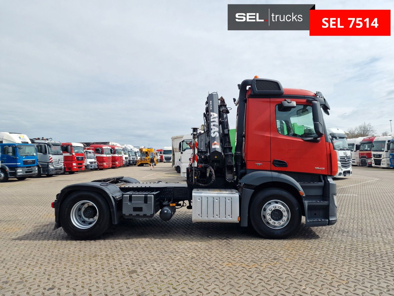 Mercedes-Benz Antos 1843 / Atlas 172.3E-A4 / KRAN - Cabeza tractora: foto 5 Mercedes-Benz Antos 1843 / Atlas 172.3E-A4 / KRAN - Cabeza tractora: foto 5