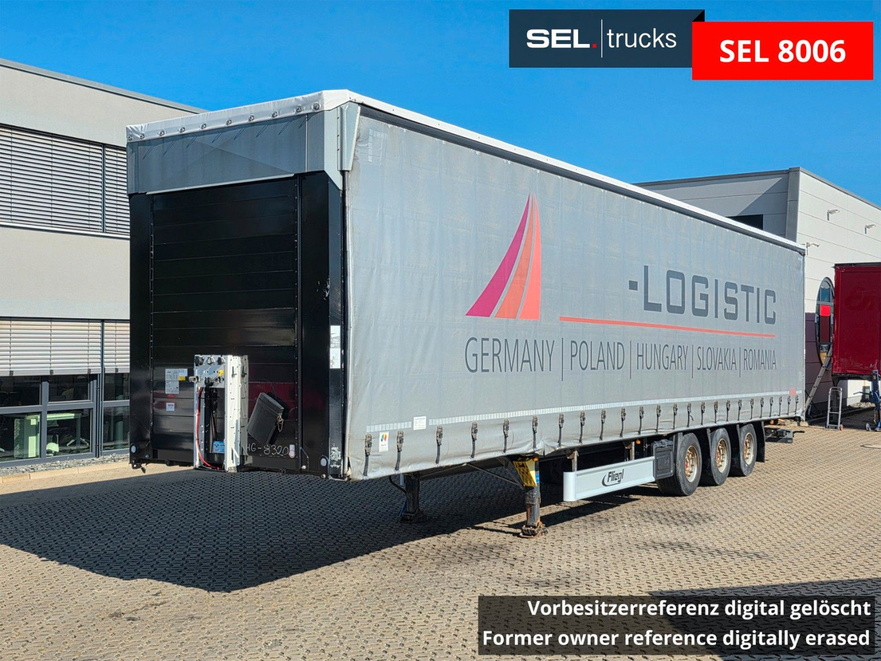 Fliegl SDS01 / Hubdach / EDSCHA / Mega / Liftachse - Semirremolque lona: foto 1 Fliegl SDS01 / Hubdach / EDSCHA / Mega / Liftachse - Semirremolque lona: foto 1