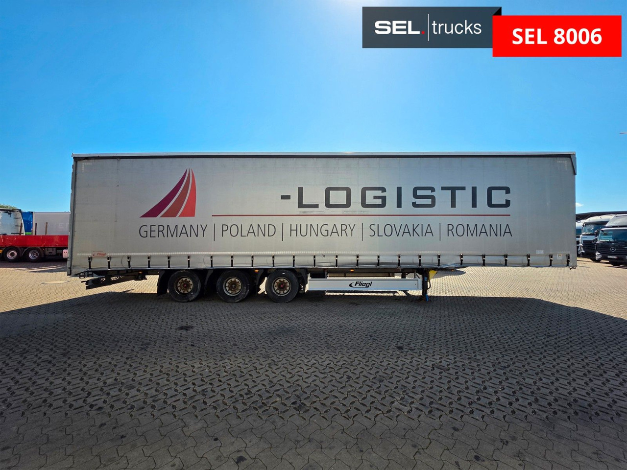 Fliegl SDS01 / Hubdach / EDSCHA / Mega / Liftachse - Semirremolque lona: foto 4 Fliegl SDS01 / Hubdach / EDSCHA / Mega / Liftachse - Semirremolque lona: foto 4