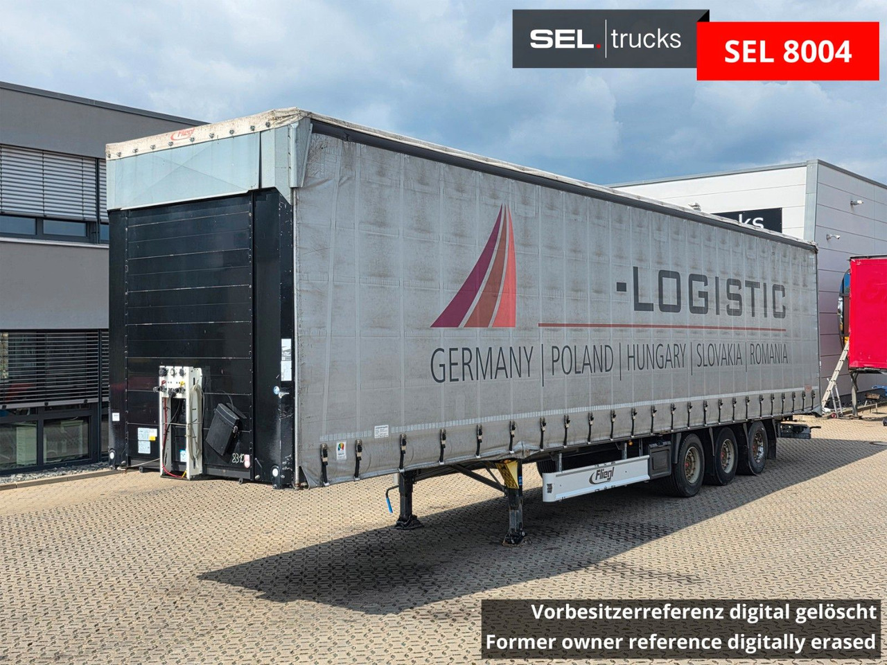 Fliegl SDS01 / Hubdach / EDSCHA / Mega / Liftachse - Semirremolque lona: foto 1 Fliegl SDS01 / Hubdach / EDSCHA / Mega / Liftachse - Semirremolque lona: foto 1