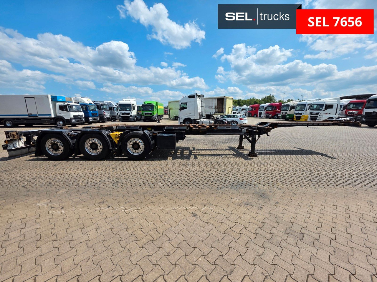 Krone SD / Teleskop / Alu-Felgen / Liftachse - Semirremolque portacontenedore/ Intercambiable: foto 4 Krone SD / Teleskop / Alu-Felgen / Liftachse - Semirremolque portacontenedore/ Intercambiable: foto 4