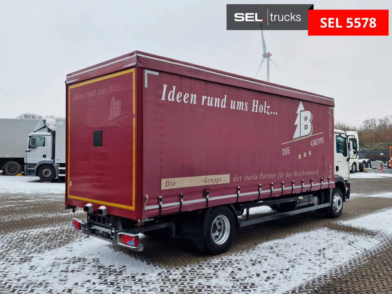 MAN TGM 18.250 4X2 LL / Staplerhalterung - Camión lona: foto 5 MAN TGM 18.250 4X2 LL / Staplerhalterung - Camión lona: foto 5