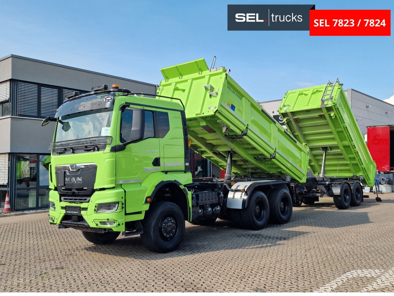 MAN TGS 33.510 6x6 BL CH /Dreiseitenkipper /6x6 / 6D - Camión volquete: foto 2 MAN TGS 33.510 6x6 BL CH /Dreiseitenkipper /6x6 / 6D - Camión volquete: foto 2