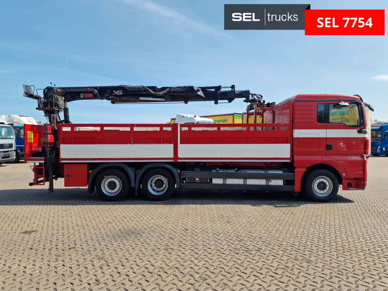 MAN TGX 26.400 6x2-2 BL/ Intarder / HIAB / Lenkachse - Camión grúa: foto 4 MAN TGX 26.400 6x2-2 BL/ Intarder / HIAB / Lenkachse - Camión grúa: foto 4
